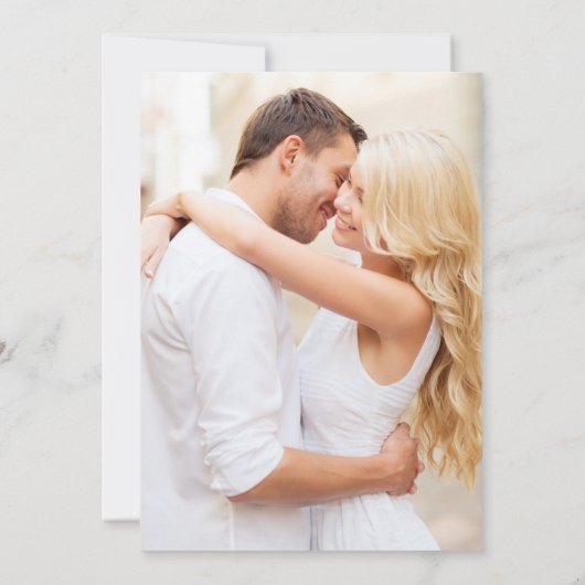 Black White Wedding Foto Modern Flyer Kaart (Achterkant)