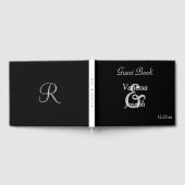Black White Wedding Gastenboek (Volledig)