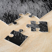 Black & White Wolf Artwork - Wild Animals Legpuzzel (Zijkant)