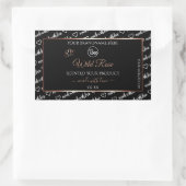 Black White Word Art Product Labels Logo Gold (Tas)