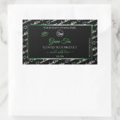 Black White Word Cloud Green Product Labels Logo (Tas)