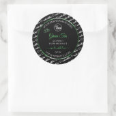 Black White Word Cloud Green Product Labels Logo (Tas)