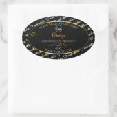 Black White Word Cloud Oranje Product Label Logo (Tas)