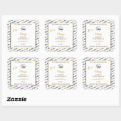 Black White Word Cloud Oranje Product Labels Logo (Vel)