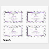 Black White Word Cloud Paars Product Labels Logo (Vel)