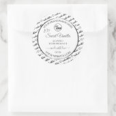 Black White Word Cloud Silver Product Labels Logo (Tas)