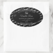 Black White Word Cloud Silver Product Labels Logo (Tas)