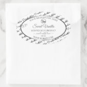 Black White Word Cloud Silver Product Labels Logo (Tas)