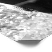 Black & White Young-Koeien in veld 16x20 Poster (Hoek)