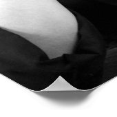 Black & White Young Man Head in Hands 16x20 Poster (Hoek)