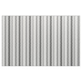 Black & White Zag Zag Pattern Stripes Stof (Fat Quarter)