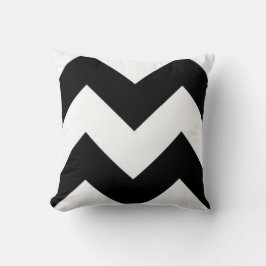 Black & White Zig Zag Pillow Kussen
