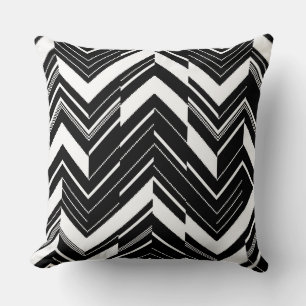 Black/White Zig Zag Pillow Kussen