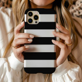 Black Wide Stripe Case-Mate iPhone Case