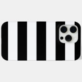 Black Wide Stripe Case-Mate iPhone Case (Achterkant (horizontaal))