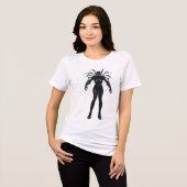 Black Widow Arachne Warrior Tri-Blend Shirt (Voorkant volledig)