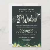 Black Widow Bewitched en Verbijsterd boeket Kaart (Voorkant)