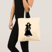 Black Widow Book Bag Tote Bag (Voorkant (product))