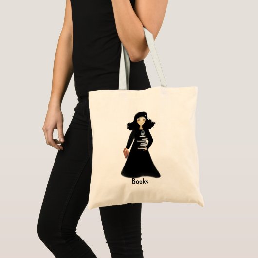 Black Widow Book Bag Tote Bag (Voorkant (product))