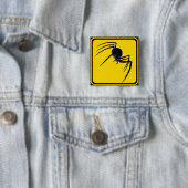 Black Widow Crossing! Vierkante Button 5,1 Cm (In situ)