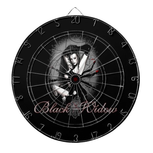 Black Widow Dart Boards Dartbord (Voorkant)