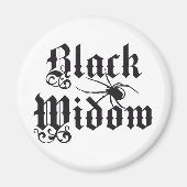 Black widow magneet (Voorkant)