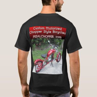 Black Widow Motorized Bike T-shirt