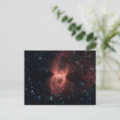 Black Widow Nebula Briefkaart (Staand voorkant)