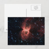 Black Widow Nebula Briefkaart (Voorkant / Achterkant)