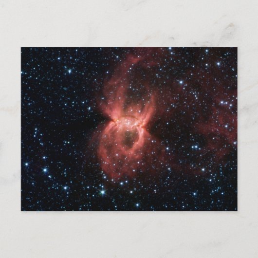 Black Widow Nebula Briefkaart (Voorkant)