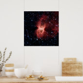 Black Widow Nebula Poster (Keuken)