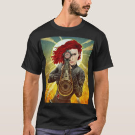 Black Widow – Precision Strike Heroine T-shirt