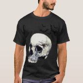 Black Widow Skull T-shirt (Voorkant)