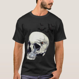 Black Widow Skull T-shirt