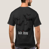 Black Widow Skull T-shirt (Achterkant)