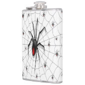 Black Widow Spider and Babies - Heupfles (Links)