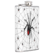 Black Widow Spider and Babies - Heupfles (Rechts)