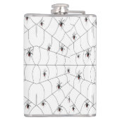 Black Widow Spider and Babies - Heupfles (Achterkant)