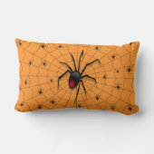 Black Widow Spider and Babies - Kussen (Achterkant)