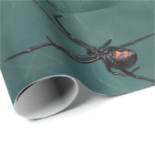 Black Widow Spider Cadeaupapier (Rol Hoek)
