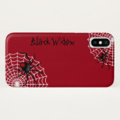Black Widow Spider Case-Mate iPhone Case (Achterkant (horizontaal))
