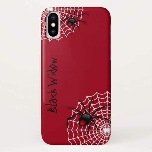 Black Widow Spider Case-Mate iPhone Case (Achterkant)