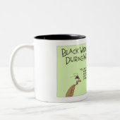 Black Widow Spider Gets Interrogated Tweekleurige Koffiemok (Links)