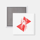 Black Widow Spider Gift _1 Magneet (Voorkant / Achterkant)