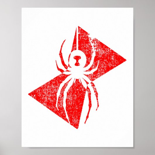 Black Widow Spider Gift _1 Poster (Voorkant)