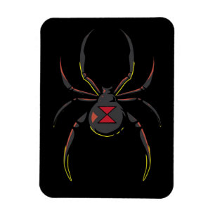Black Widow Spider Gift Spider Lovers Magneet