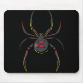 Black Widow Spider Gift | Spider Lovers Muismat (Voorkant)