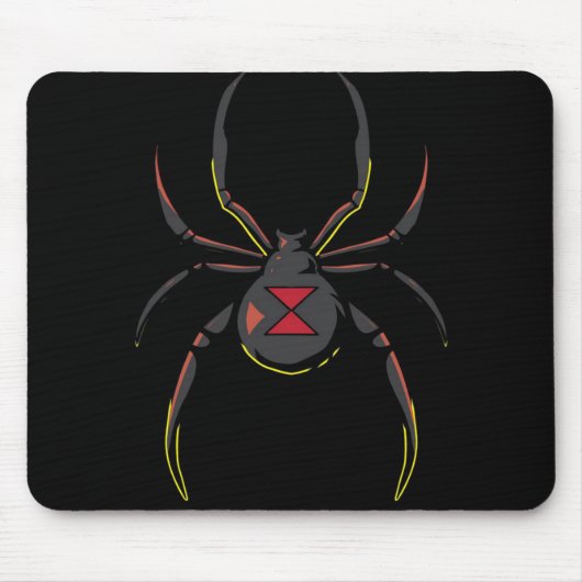 Black Widow Spider Gift | Spider Lovers Muismat (Voorkant)