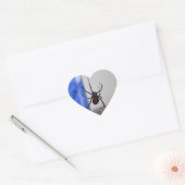 Black Widow Spider Hart Sticker (Envelop)