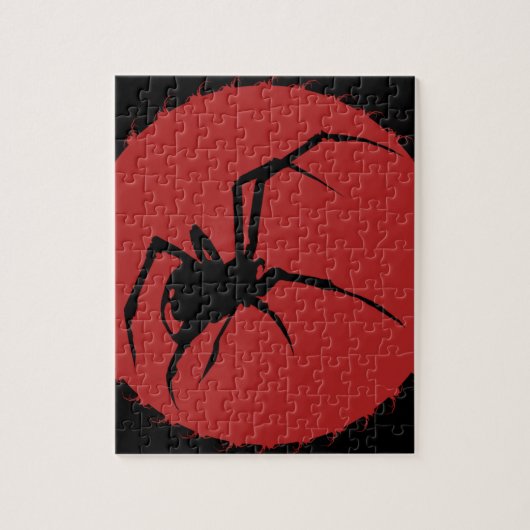 Black Widow Spider Legpuzzel (Verticaal)